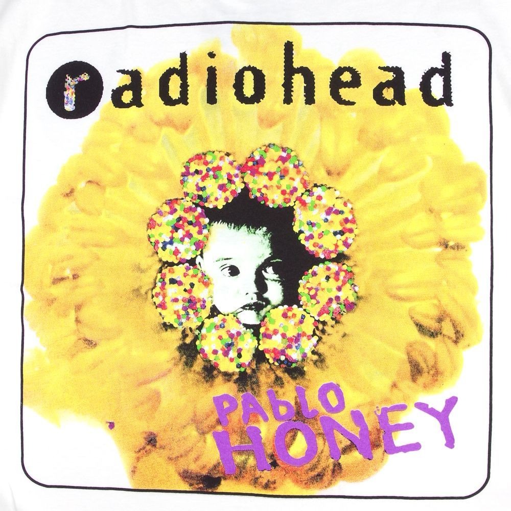 radiohead レディオヘッド Tシャツ USA製 ホワイト Lサイズ イギリス