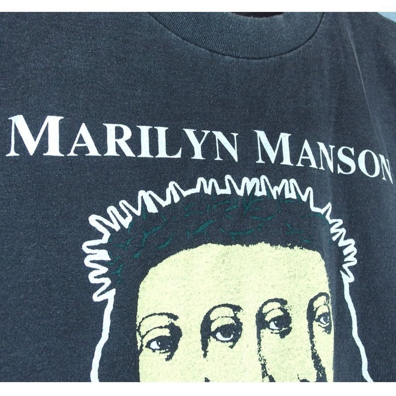 MARILYN MANSON マリリンマンソン Tシャツ USA製 半袖 ブラック ロック