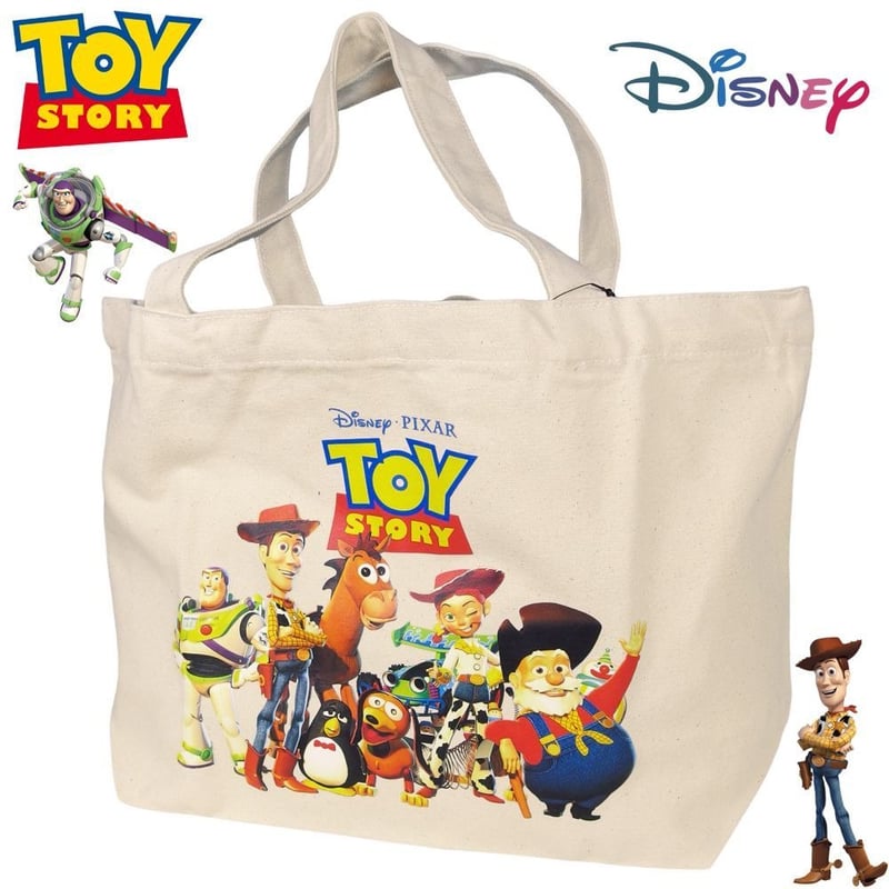 TOY STORY トイストーリー トートバッグ ナチュラル キャンバス