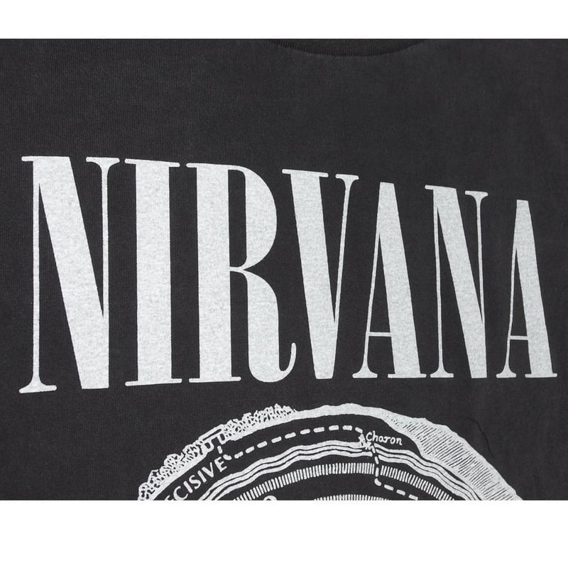 NIRVANA ニルバーナ ロンT 長袖 Tシャツ TULTEX製 ブラック