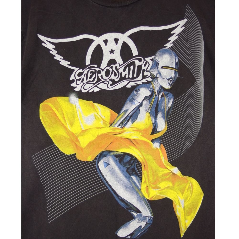 AEROSMITH エアロスミス Tシャツ USA製 ブラック Lサイズ ロック