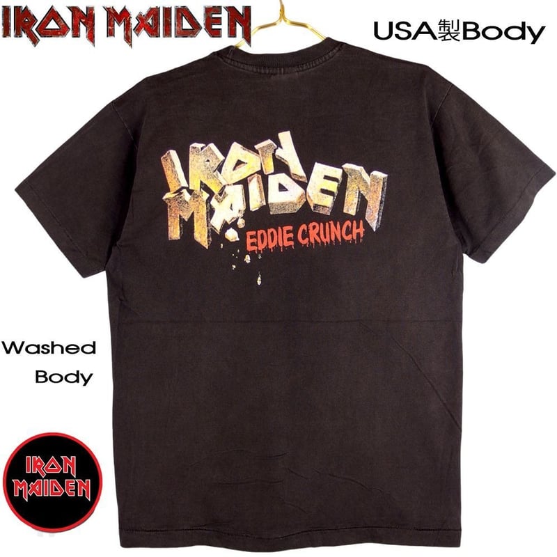 IRON MAIDEN アイアンメイデン Tシャツ USA製 半袖 ブラック Lサイズ
