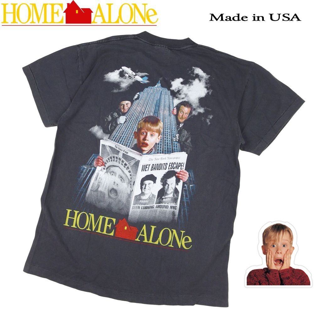 良品　USA製　90s ホームアローン　ヴィンテージTシャツ　映画　Hanes fit=scale-down,w=1200