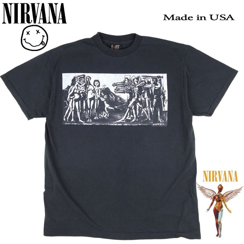NIRVANA ニルバーナ Tシャツ ニルヴァーナ バンドT カートコバーン L7
