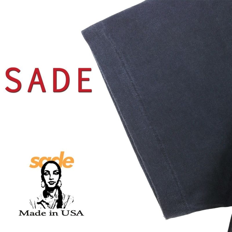 SADE シャーデー Tシャツ 半袖 ブラック バンドT イギリス ソウル