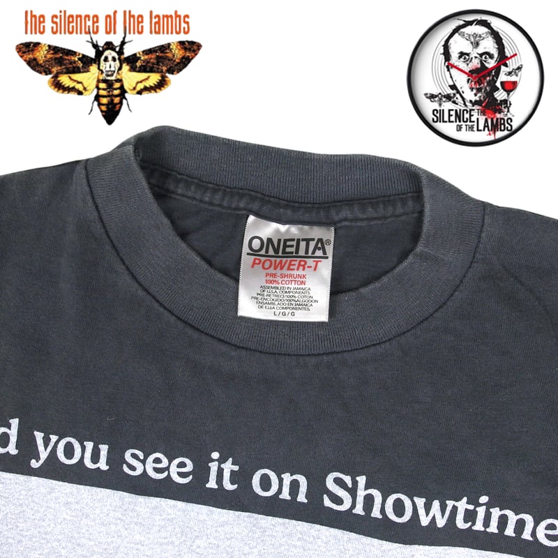羊たちの沈黙 the silece of the lambs Tシャツ 半袖 映画T ブラック