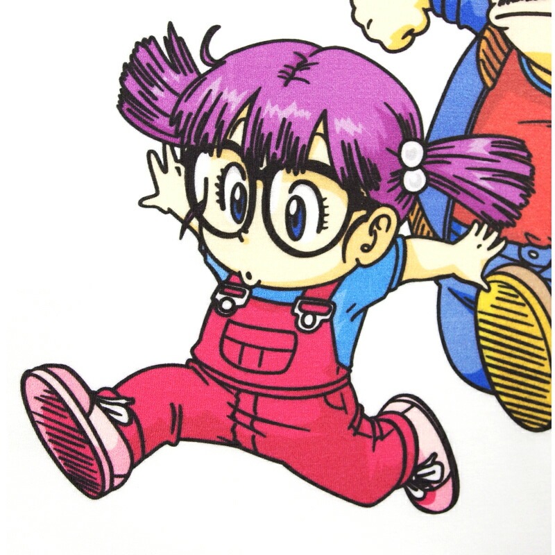ドクタースランプアラレちゃん 半袖 レディース アニメ ホワイト