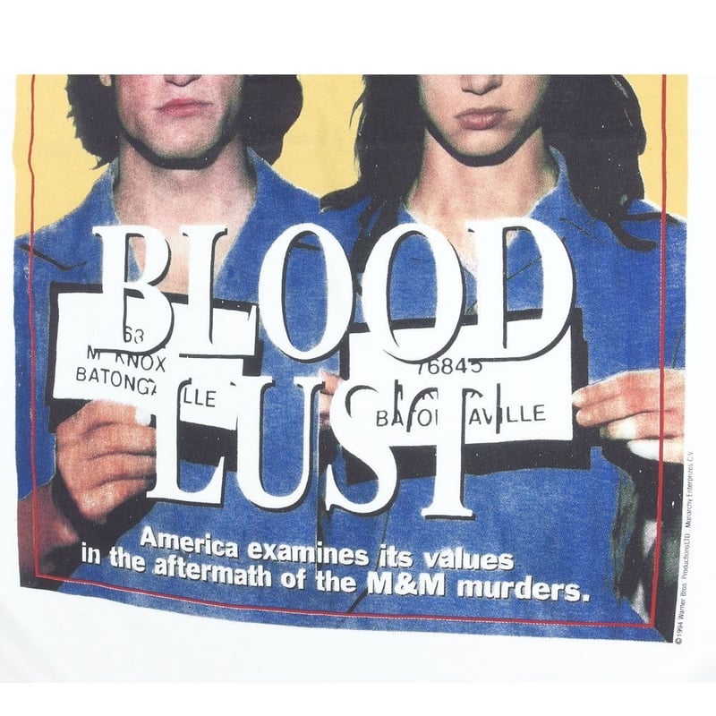 ナチュラルボーンキラーズ 1994年 ムービー T USA製 ホワイト Lサイズ