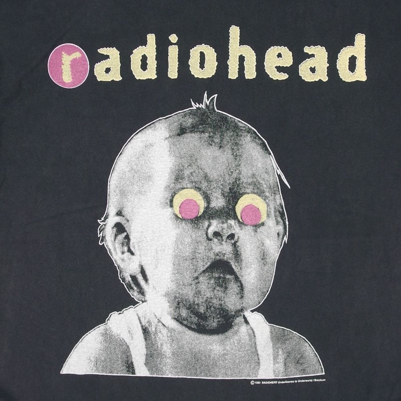 radiohead レディオヘッド Tシャツ USA製 ブラック Lサイズ Made in U