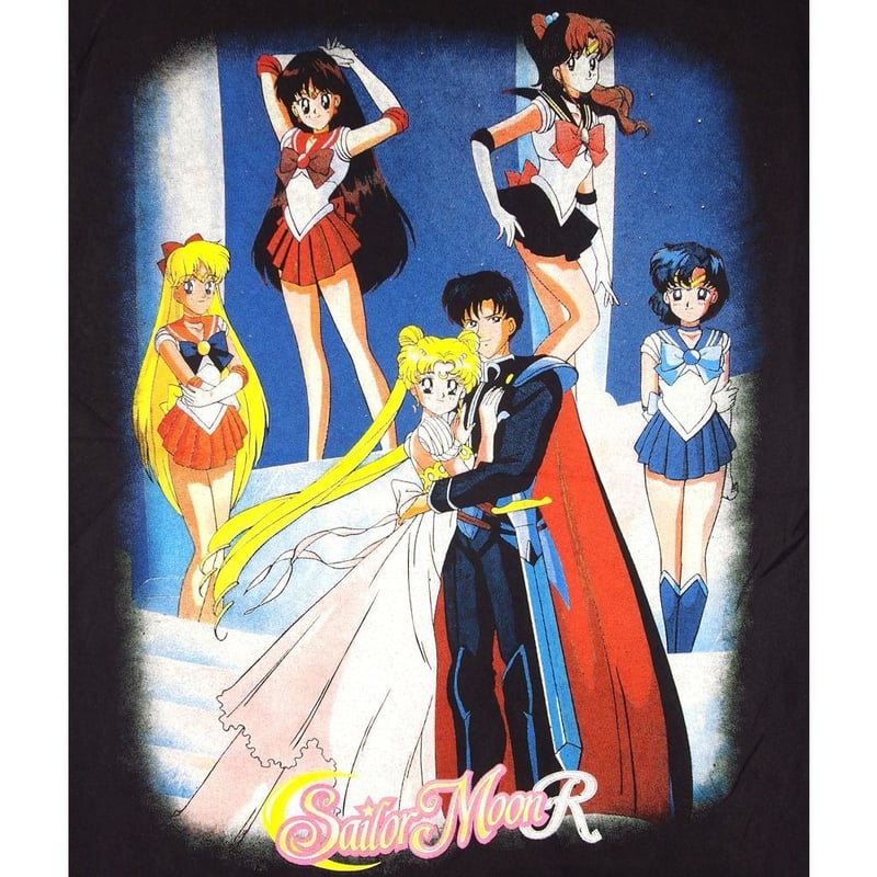 セーラームーン　Lサイズ　Tシャツ 美少女戦士セーラームーン Tシャツ USA製 アニメ ブラック L