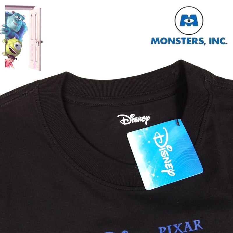 モンスターズインク Monsters Inc Tシャツ ブラック サリー マイク
