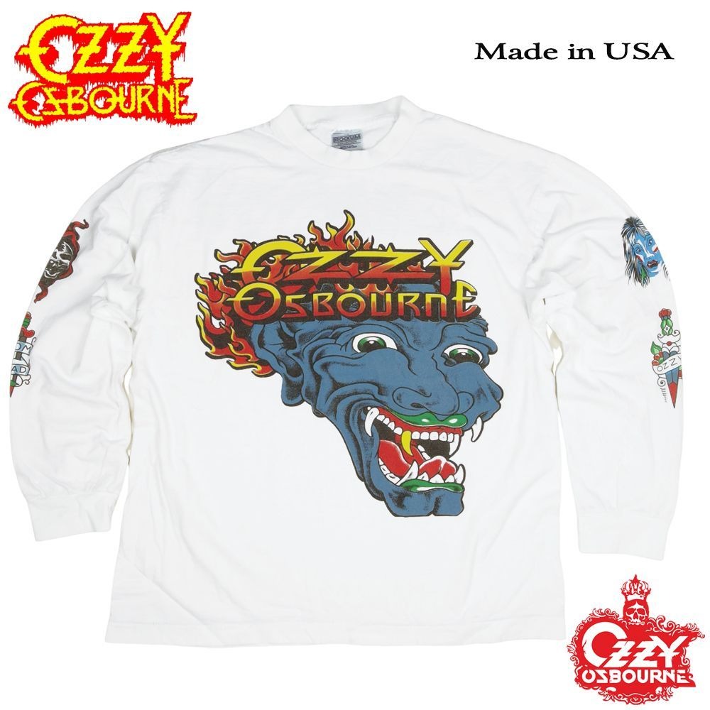 ozzy osbourne ロンT オジーオズボーン OZZY 般若 デビル 長袖 T