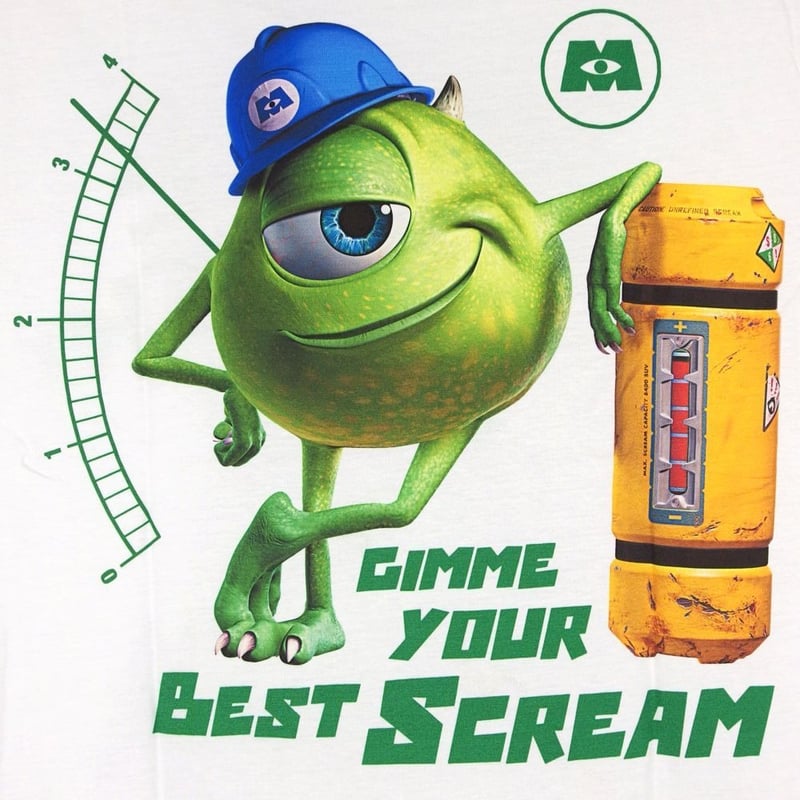 モンスターズインク Monsters Inc Tシャツ ホワイト サリー マイク