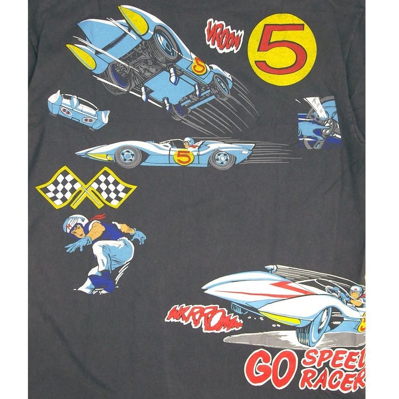 SPEED RACER スピードレーサー Tシャツ マッハGOGO 1967 チャコール Lサ