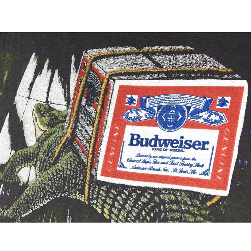 RY90s BUDWEISER バドワイザー フロッグ クロコダイル 90s BUDWEISER バドワイザー フロッグ クロコダイル