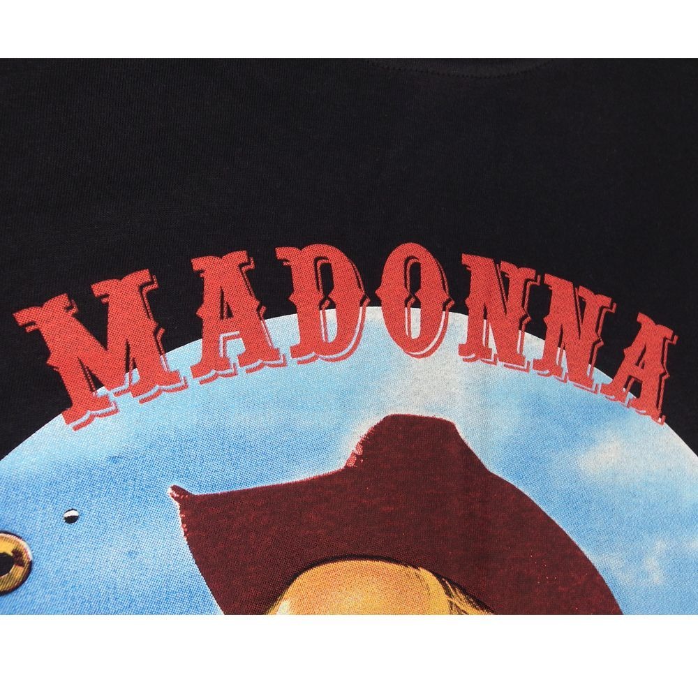 MADONNA マドンナ Tシャツ GILDAN製 ブラック Lサイズ バンドT MUSIC