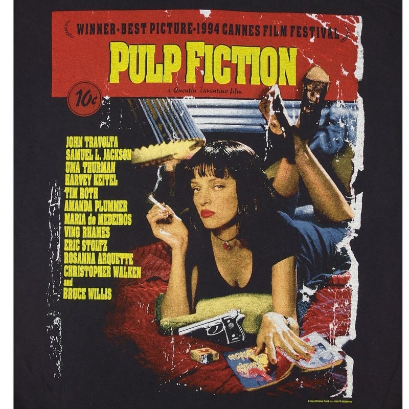PULP FICTION パルプフィクション 1994年 ムービー Tシャツ 半袖 ONITA