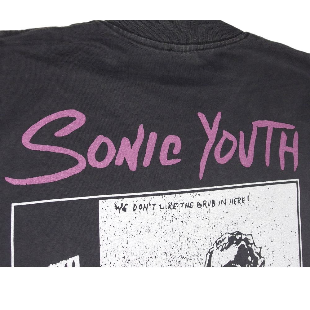 USA製 SONIC YOUTH ソニックユース 半袖 Tシャツ SONIC YOUTH ソニックユース Tシャツ USA ブラック Lサイズ ロックT