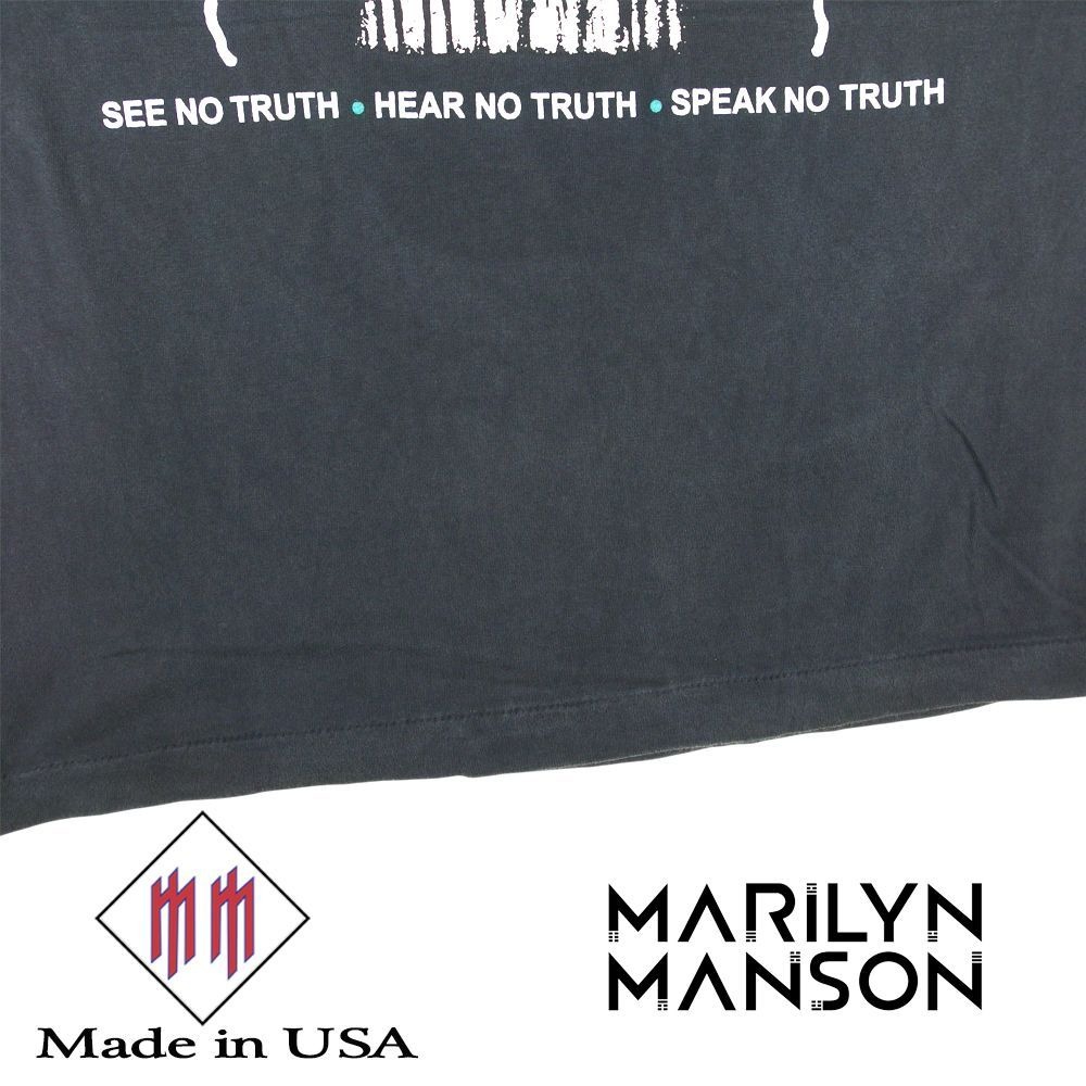 MARILYN MANSON マリリンマンソン Tシャツ ブラック Lサイズ USA製