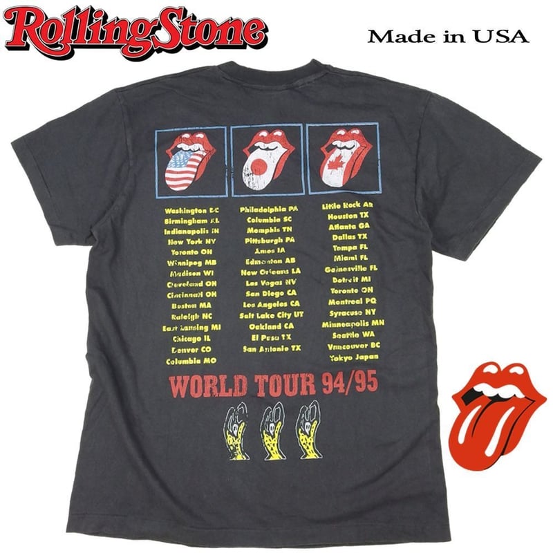 ROLLING STONES ローリングストーンズ Tシャツ ブラック Lサイズ