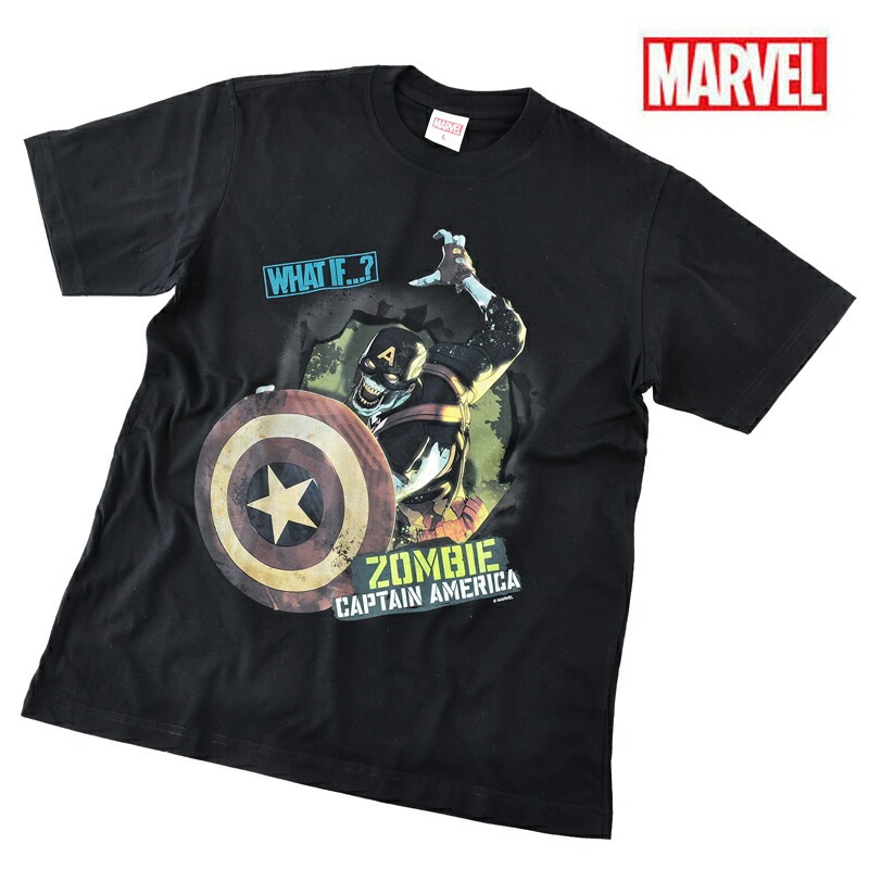 マーベル Tシャツ MARVEL WHAT IF ゾンビ キャプテンアメリカ tシャツ