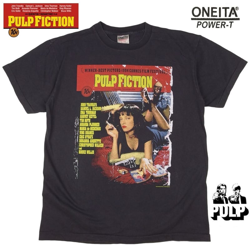 PULP FICTION パルプフィクション 1994年 ムービー Tシャツ 半袖 ONITA