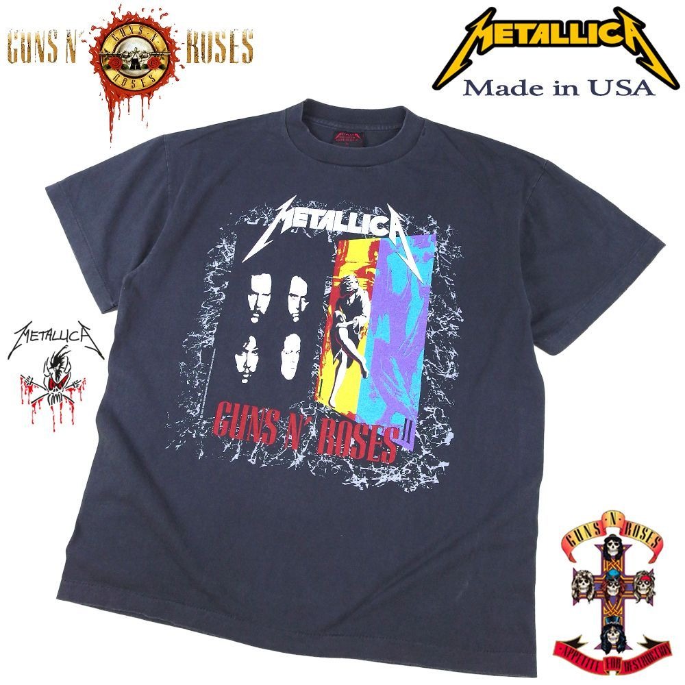 METALLICA Tシャツ GUNS N' ROSES ガンズアンドローゼス
