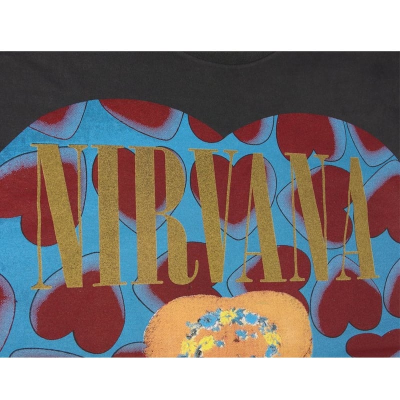 NIRVANA ニルヴァーナ ロンT 長袖 Tシャツ ハートシェイプ USA製