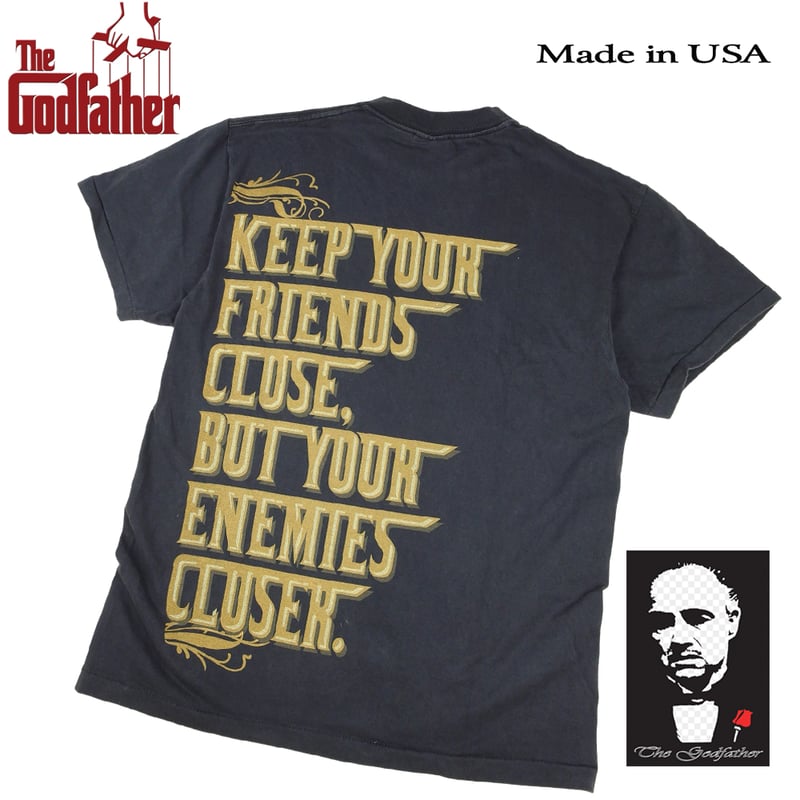 ゴッドファーザー god father Tシャツ 半袖 映画T ブラック アル