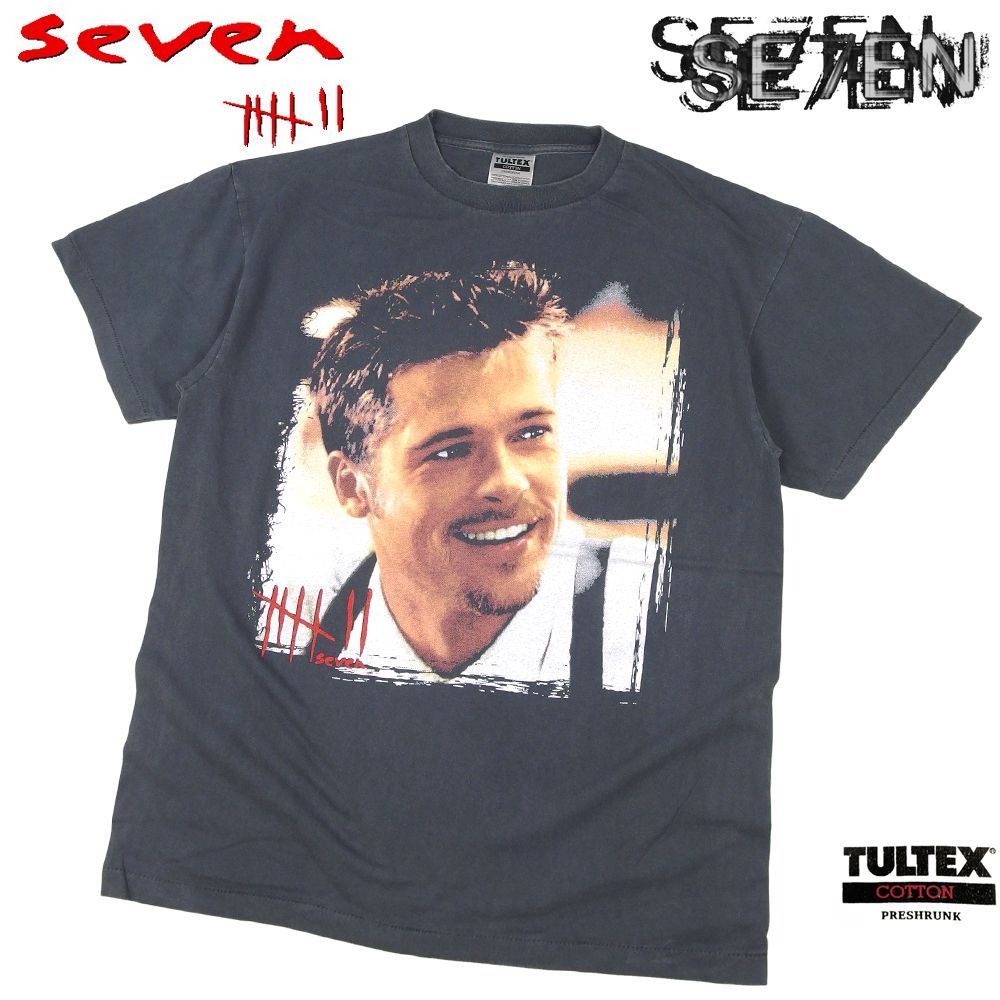SEVEN セブン Tシャツ 半袖 1995 アメリカ ブラットピット 映画T
