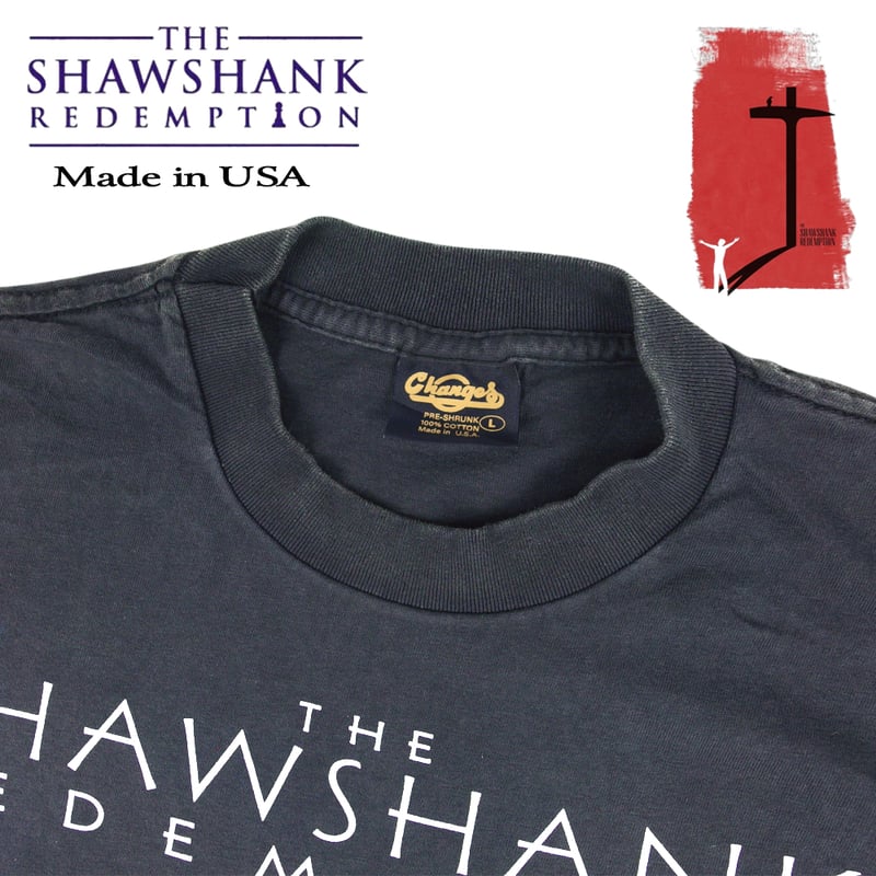 ショーシャンク の空に Shawshank Redemption Tシャツ 映画T 半袖 ブラ