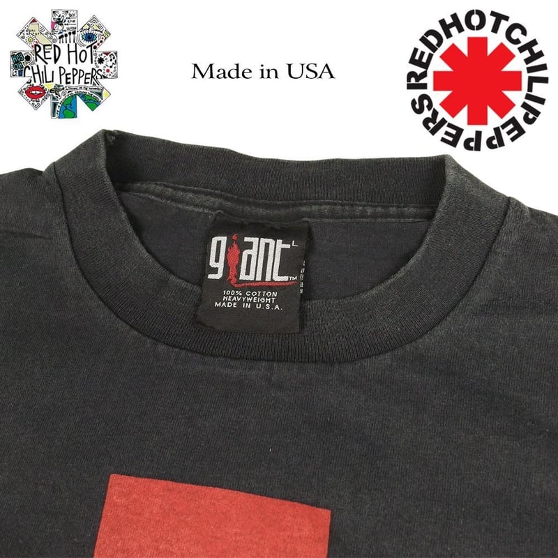 RED HOT CHILIPEPPERS レッドホットチリペッパーズ Tシャツ USA ブラッ