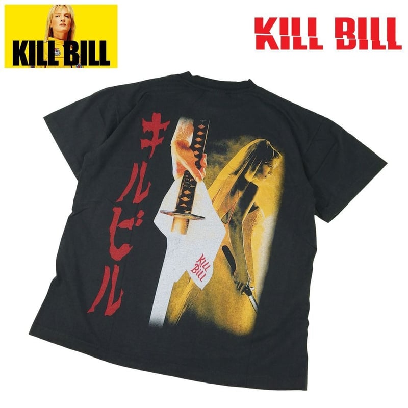 キルビル KILL BILL Tシャツ 半袖 映画T ブラック Lサイズ