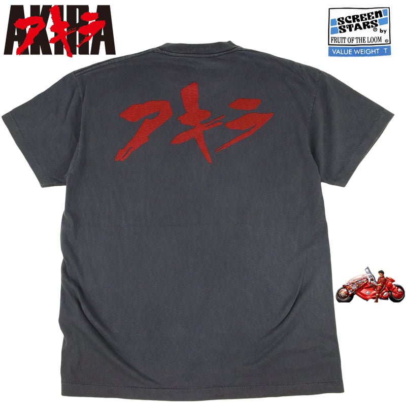 AKIRA アキラ アニメ Tシャツ ブラック Lサイズ 半袖 メンズ