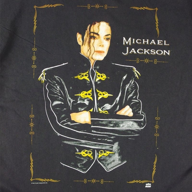 MICHAEL JACKSON マイケルジャクソン Tシャツ USA製 半袖 ブラック L