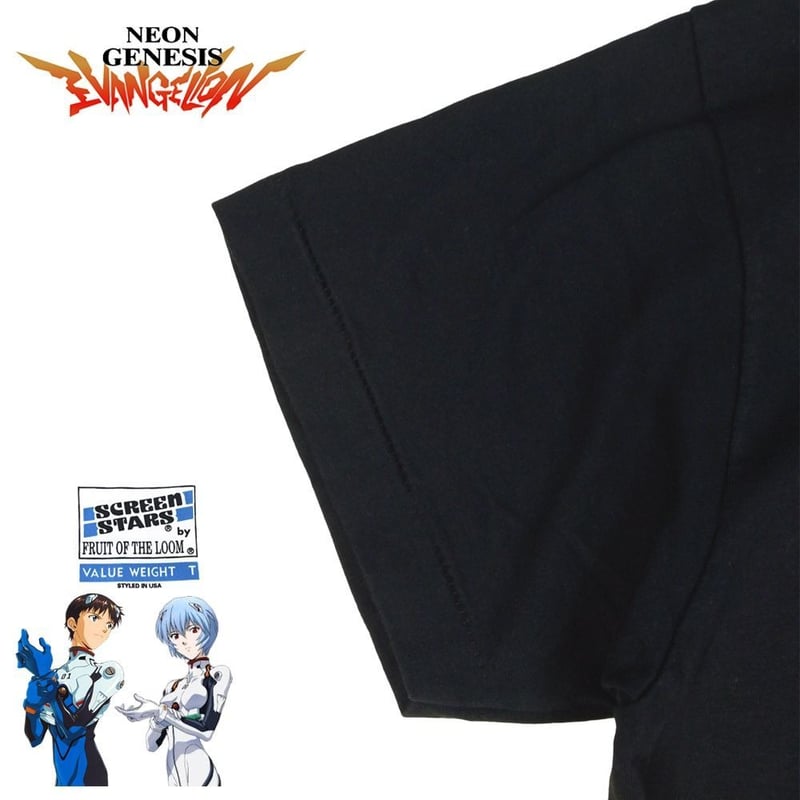EVANGELION Tシャツ 新世紀 エヴァンゲリオン アニメ ブラック Lサイズ