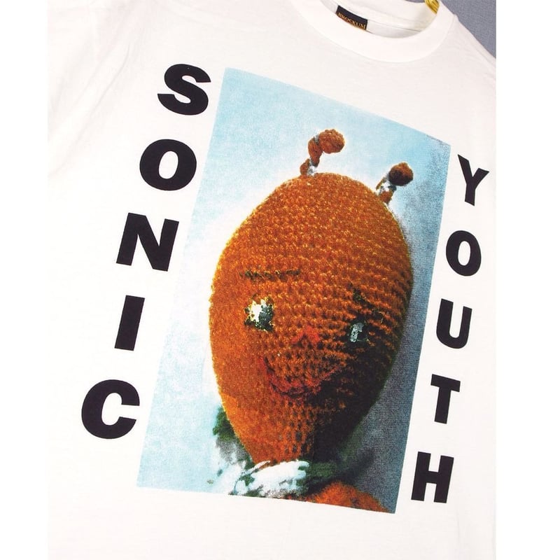 USA製 SONIC YOUTH ソニックユース 半袖 Tシャツ SONIC YOUTH ソニックユース Tシャツ USA製 ホワイト Lサイズ sonic y