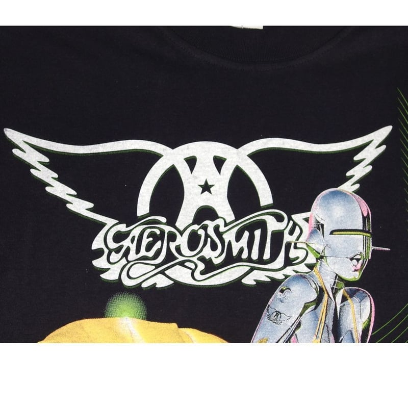 AEROSMITH エアロスミス Tシャツ GILDAN製 ブラック Lサイズ メンズ