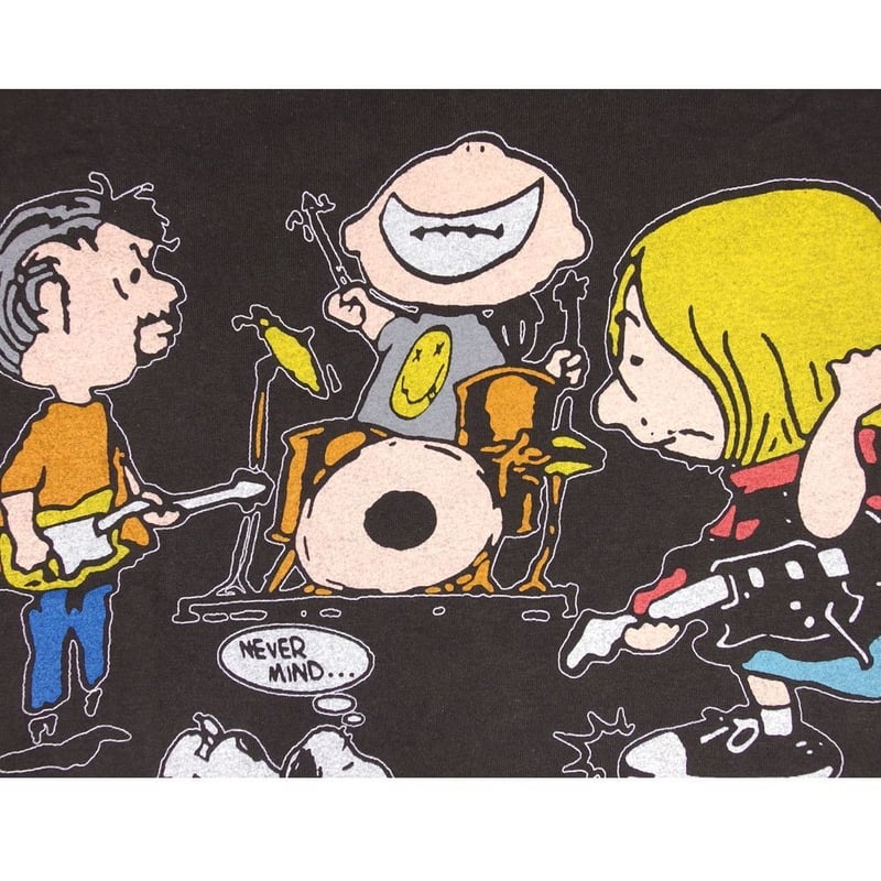 NIRVANA ニルヴァーナ Tシャツ Hanes製 チャコール Lサイズ ニルバーナ