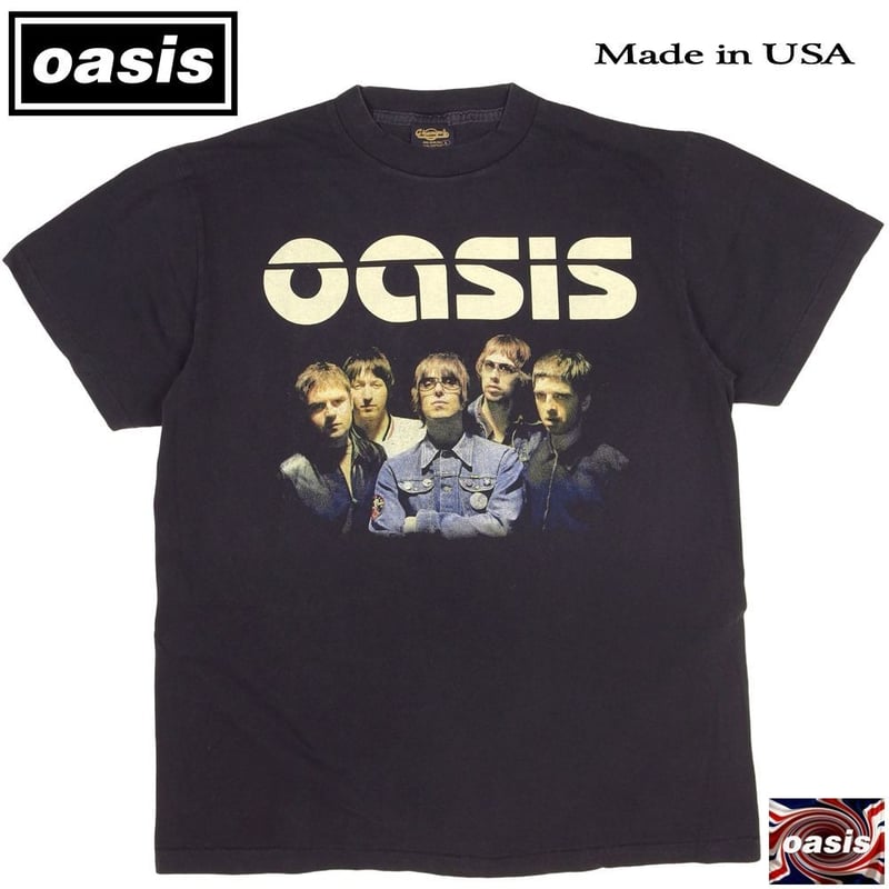 oasis オアシス Tシャツ OASIS ブラック Lサイズ ロックバンド ロック