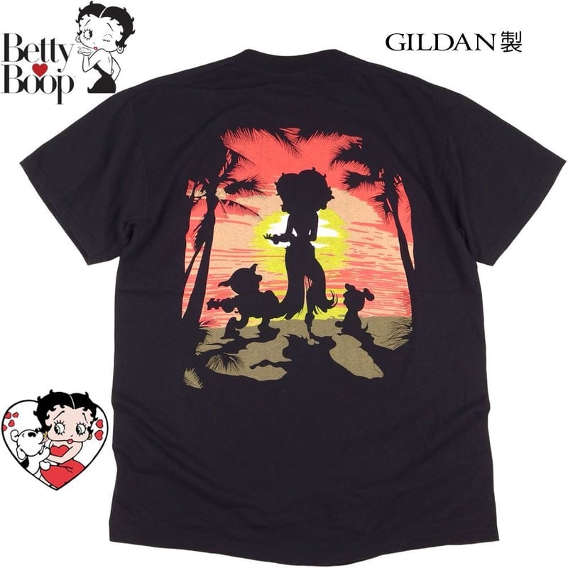 GILDAN / Tシャツ/M/コットン/WHT/ベティ・ブープ// Betty Boop ベティ ブープ ベティーちゃん Tシャツ 半袖 GILDAN