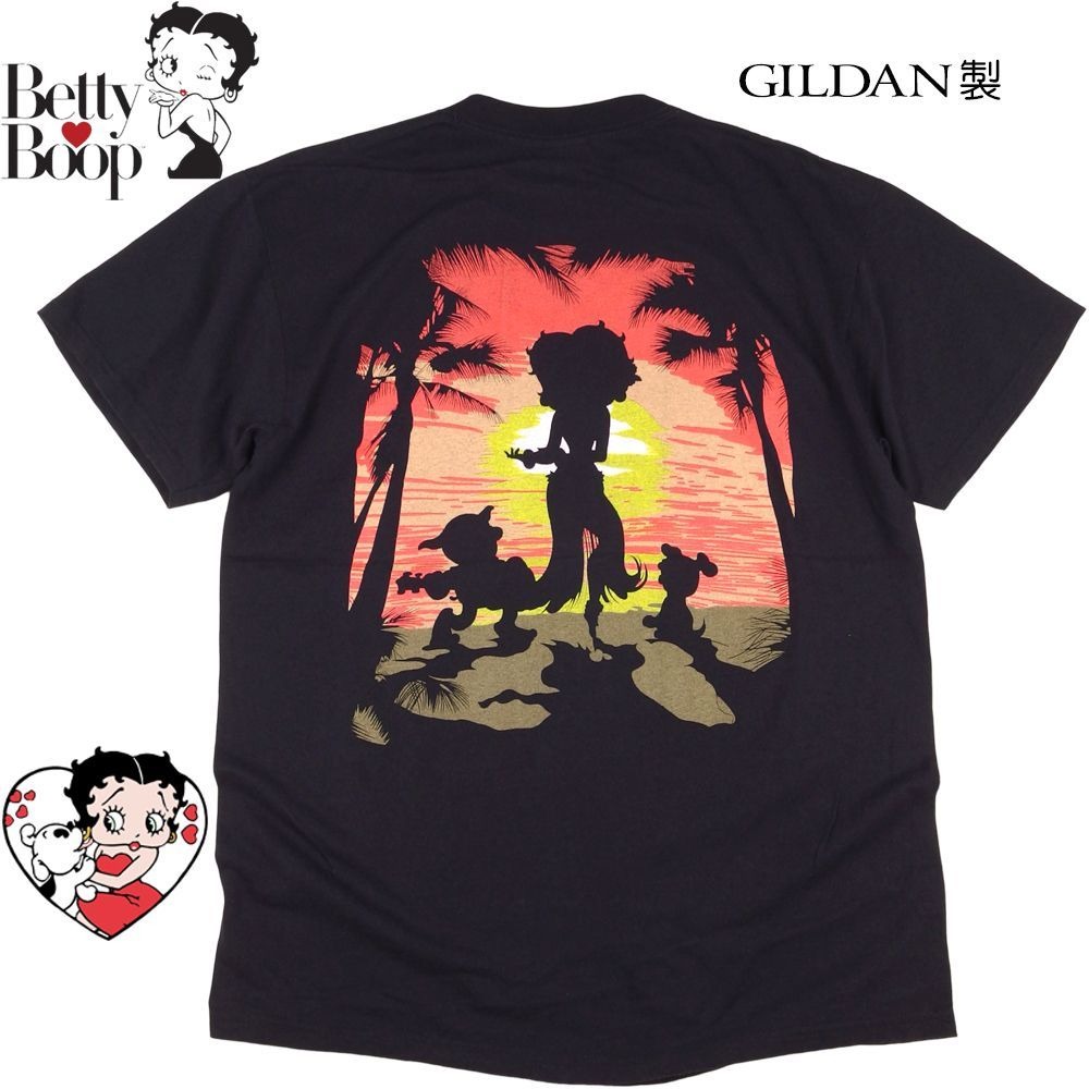 Betty Boop ベティ ブープ ベティーちゃん Tシャツ 半袖 GILDAN 