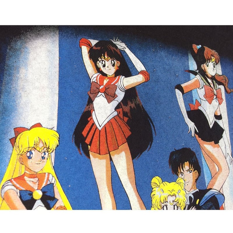 美少女戦士セーラームーン Tシャツ USA製 アニメ ブラック L
