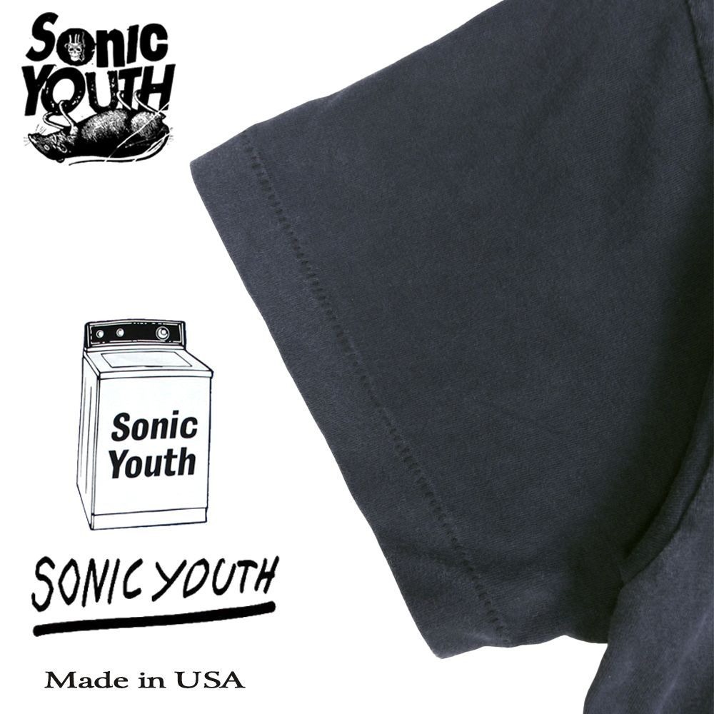 【21AW☆国内正規品】LS TEE SONICYOUTH / BLACK XL CRONOS DUAL-FACE TECH L/S TEE【BLACK】