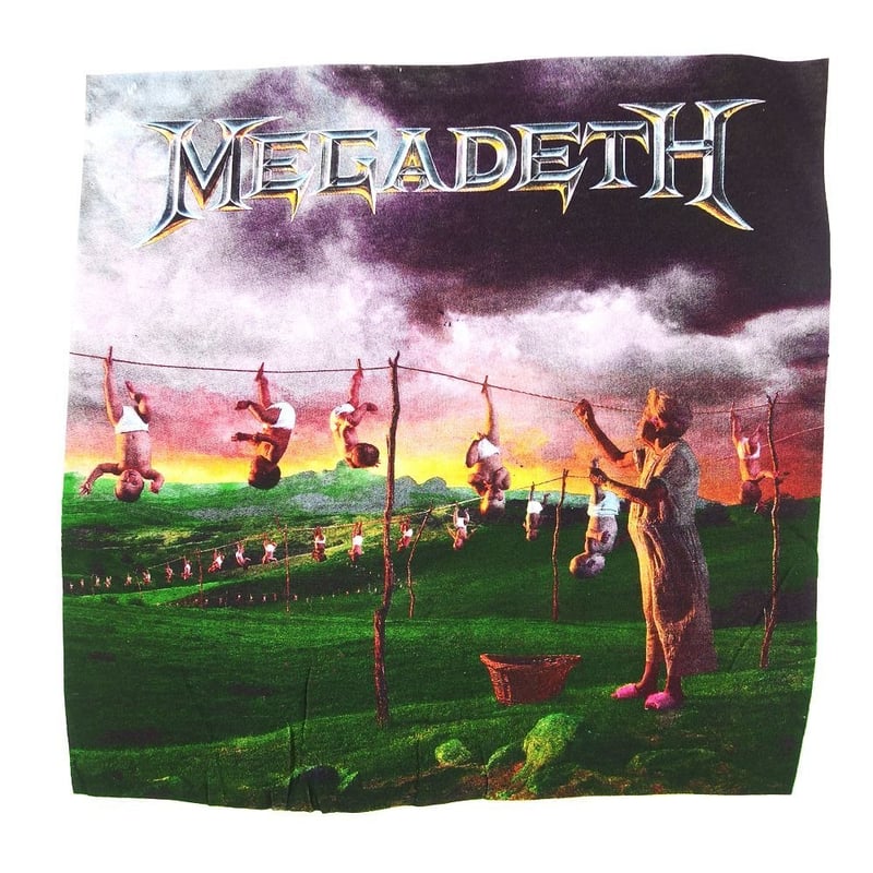 MEGADETH メガデス Tシャツ ホワイト Lサイズ 半袖 USA製 メタルバンド