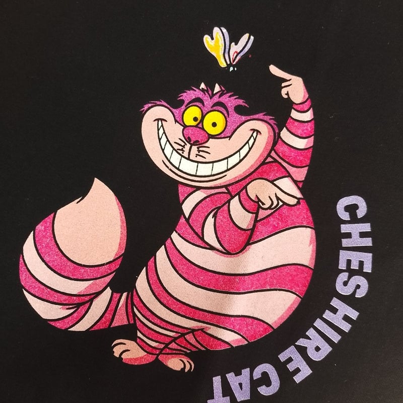 チェシャ 猫 Disney ディズニー アニメ ふしぎの国のアリス Tシャツ 