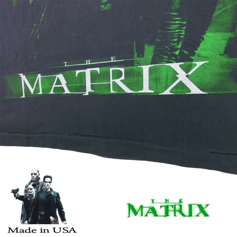 MATRIX Tシャツ マトリックス 半袖 matrix 1999 アメリカ キアヌ