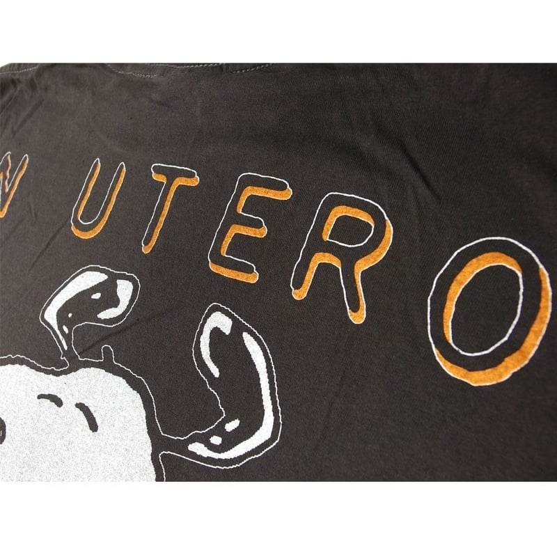 NIRVANA ニルヴァーナ Tシャツ Hanes製 チャコール ニルバーナ IN UTERO