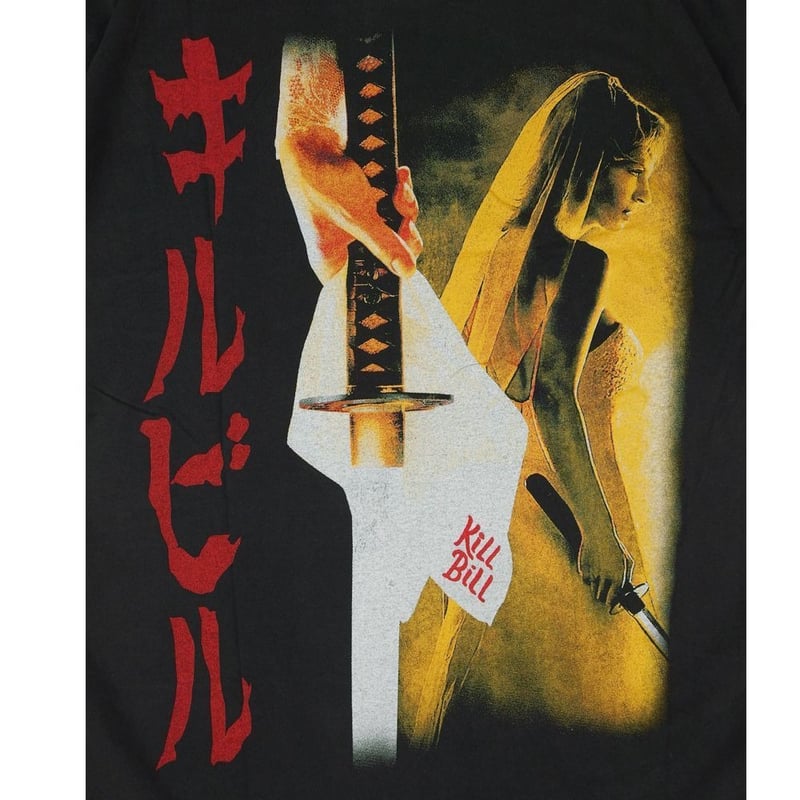 キルビル KILL BILL Tシャツ 半袖 映画T ブラック Lサイズ