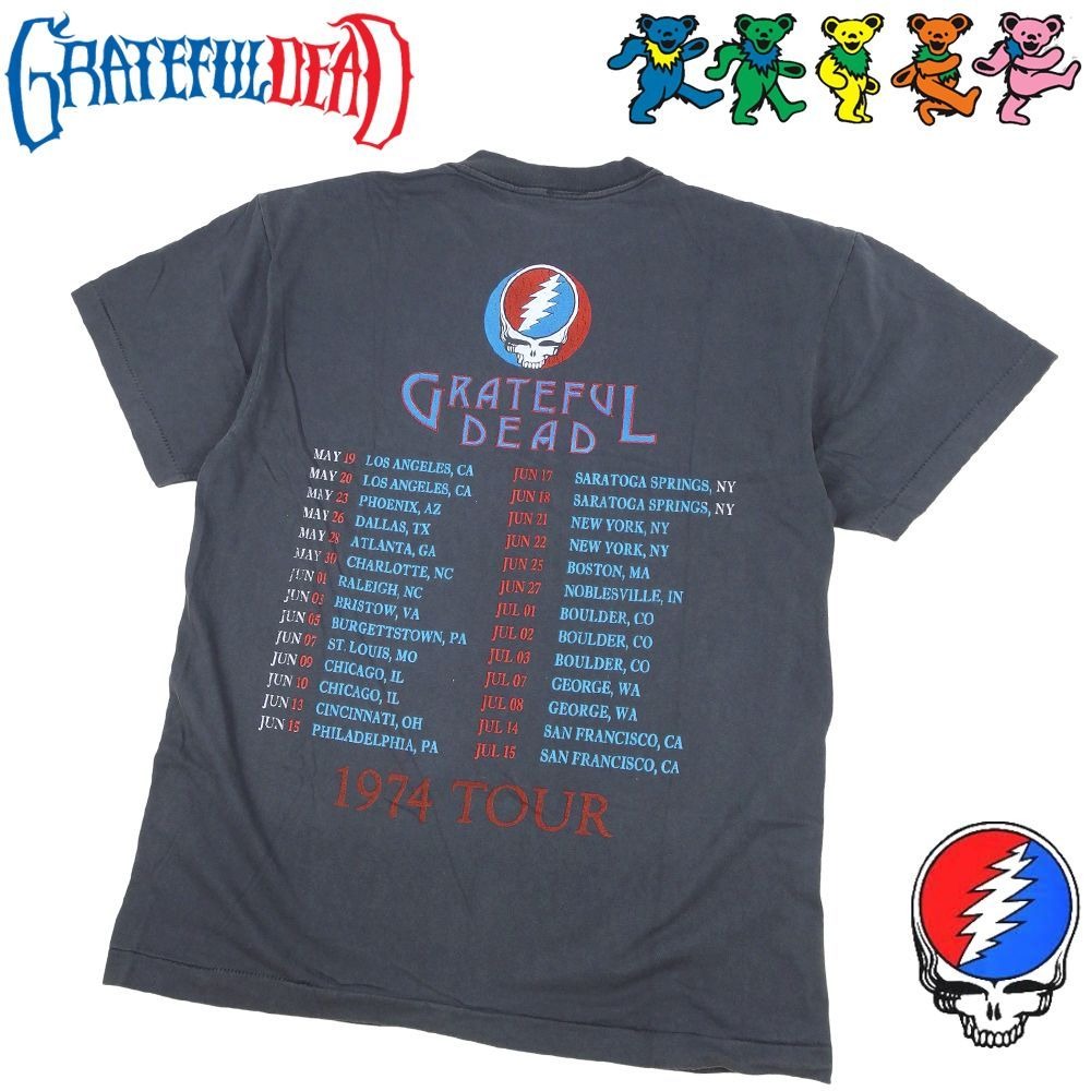 GRATEFUL DEAD グレイトフルデッド Tシャツ ブラック Lサイズ アメリカ